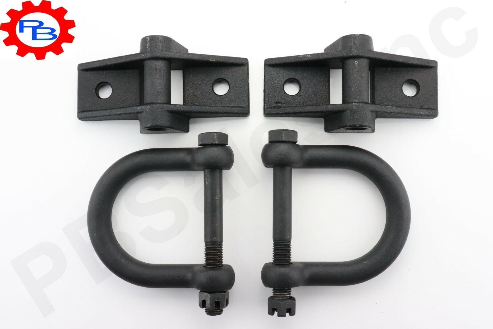 Rear Bumper Brackets & Shackle Qty 2 for HMMWV, HUMMER H1