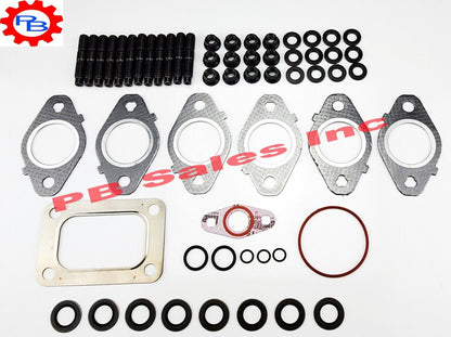 Exhaust Manifold Stud, Nut with Gaskets Kit For  Cummins 6.7L