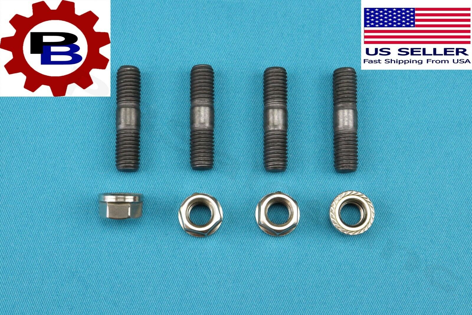  Turbo mounting studs, Nuts and turbo gaskets for Dodge cummins 89-98 6bt, 4bt