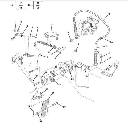 Accelerator Cable & Retaining Clip  12338360 5592798 M998 HMMWV 2590-01-199-5423