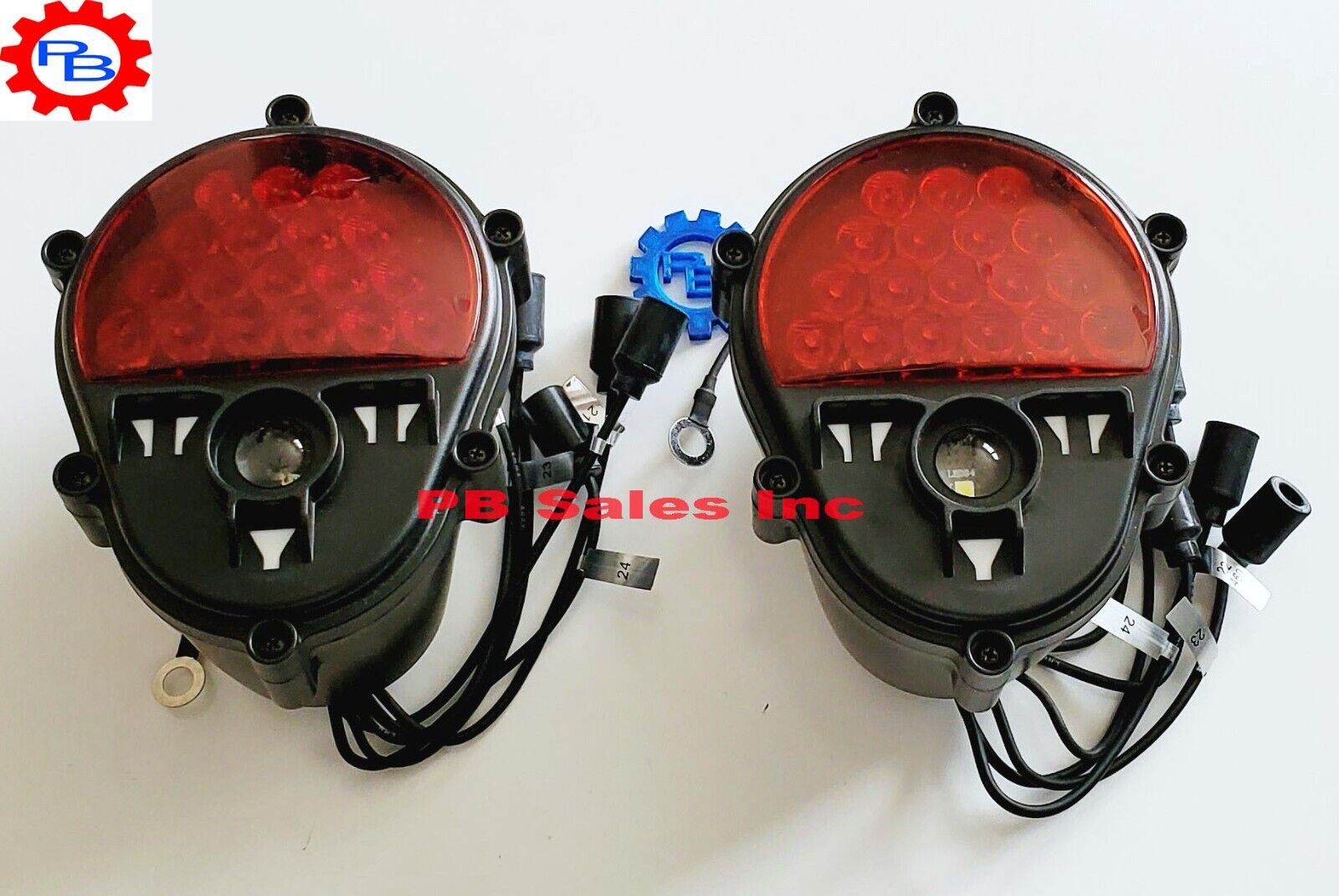 New LED Black Housing Tail Lights With Built in Reverse Light For HMMWV Qty 2