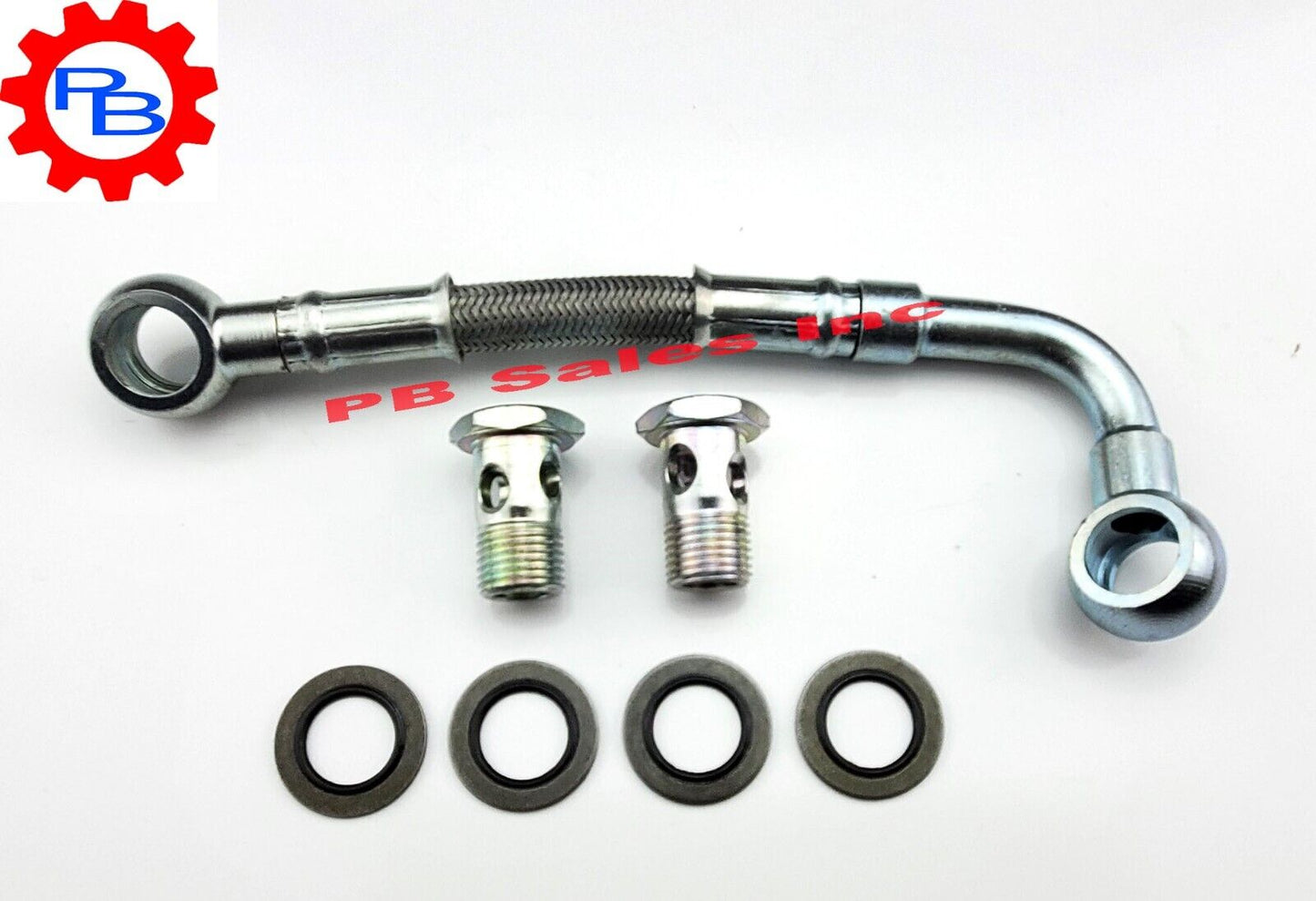 Coolant Water Feed Line W/Fittings For Dodge 6.7L Cummins 07-12 Replaces 4934800