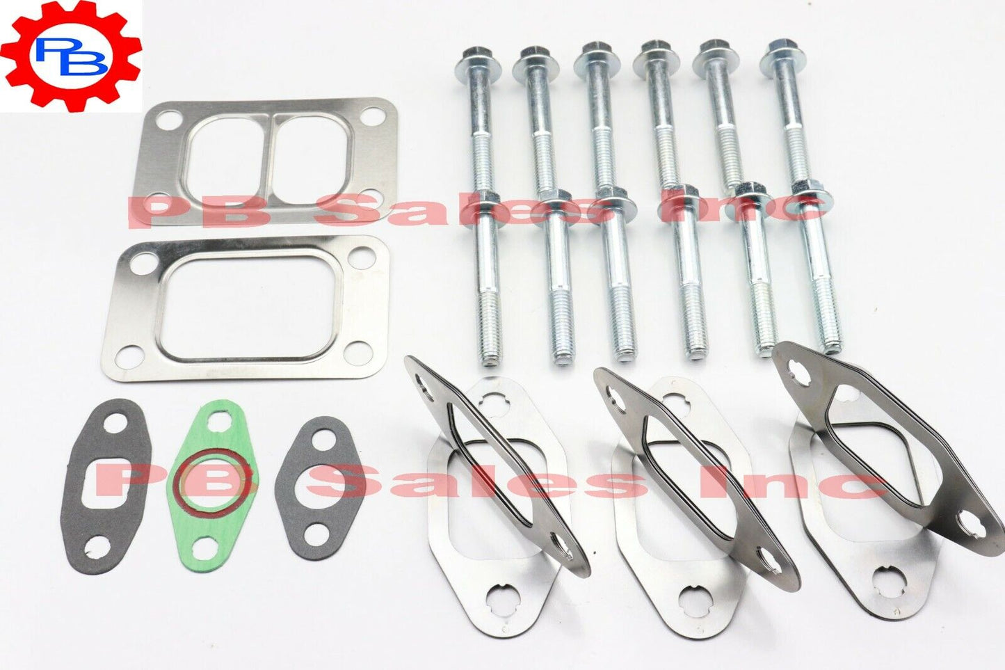 Exhaust manifold Zinc Plated  Bolts, Gaskets,Kit for Dodge Cummins 5.9,12V 89-98