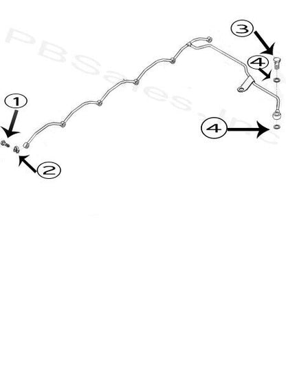 OEM  Fuel Return line Banjo Bolt kit for Dodge Cummins 89-98 12v 4bt 6bt 6ct 