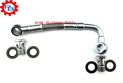 Coolant Water Feed Line W/Fittings For Dodge 6.7L Cummins 07-12 Replaces 4934800