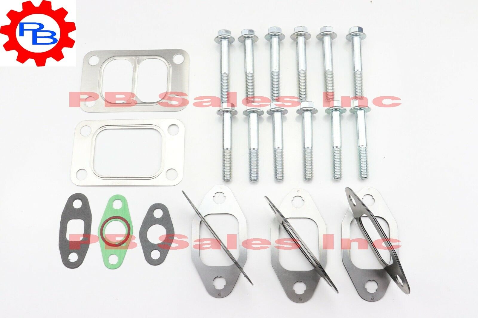 Exhaust manifold Zinc Plated  Bolts, Gaskets,Kit for Dodge Cummins 5.9,12V 89-98