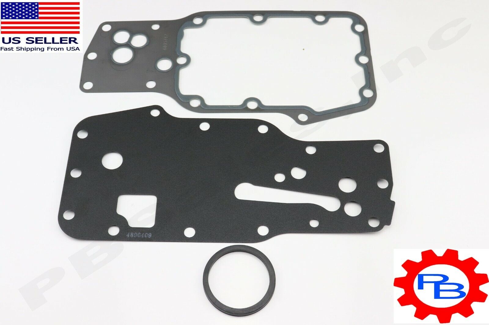   Oil Cooler Gaskets for Dodge Cummins 5.9 03-07 Replacing OEM # 4896409 4895742