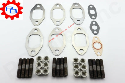 Exhaust manifold Gaskets, Stud & Nut kit for Dodge Cummins 5.9,12V 1989-1998