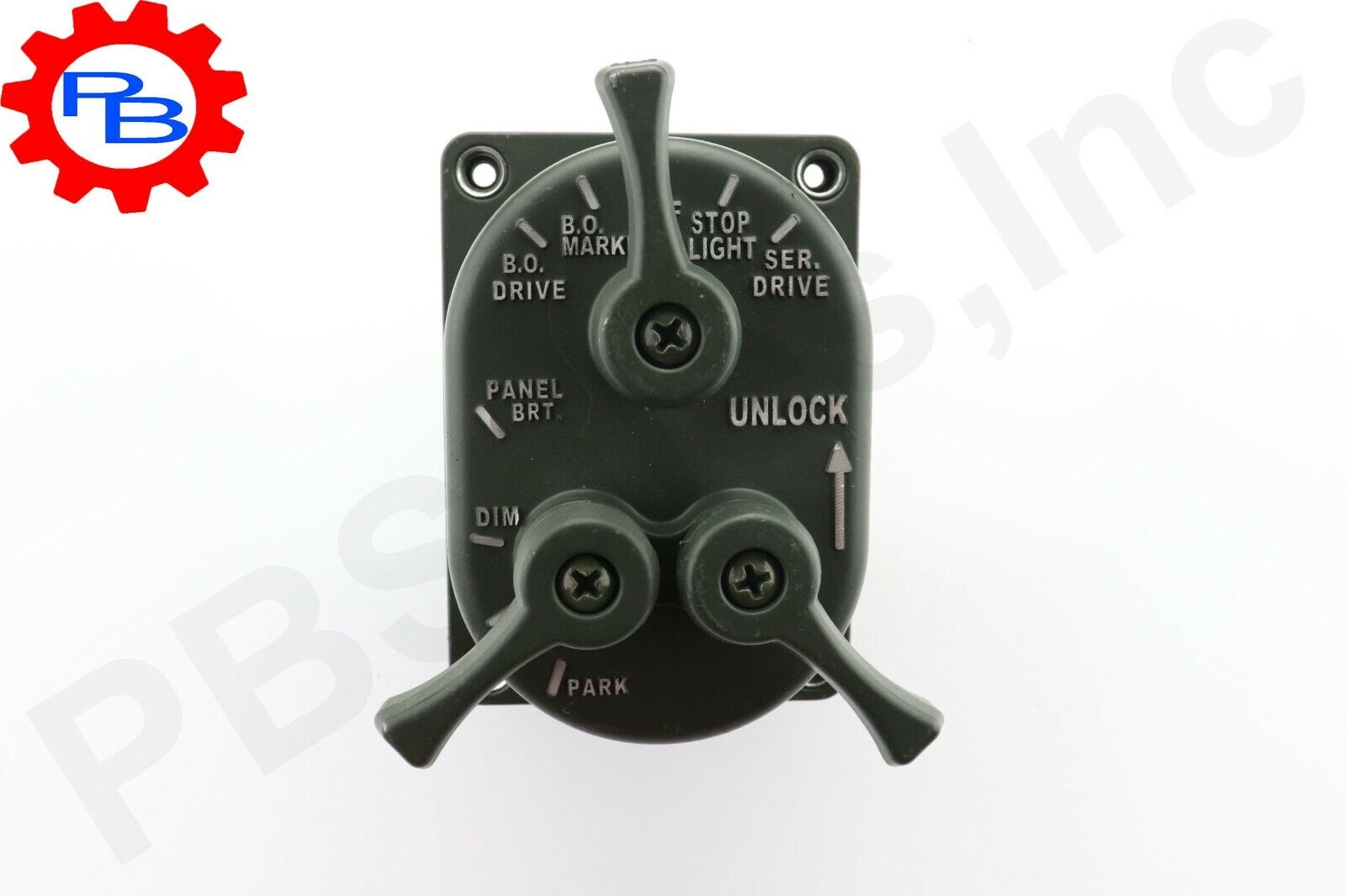 Master Light Switch Green Color 24v for Military Vehicle, HMMWV