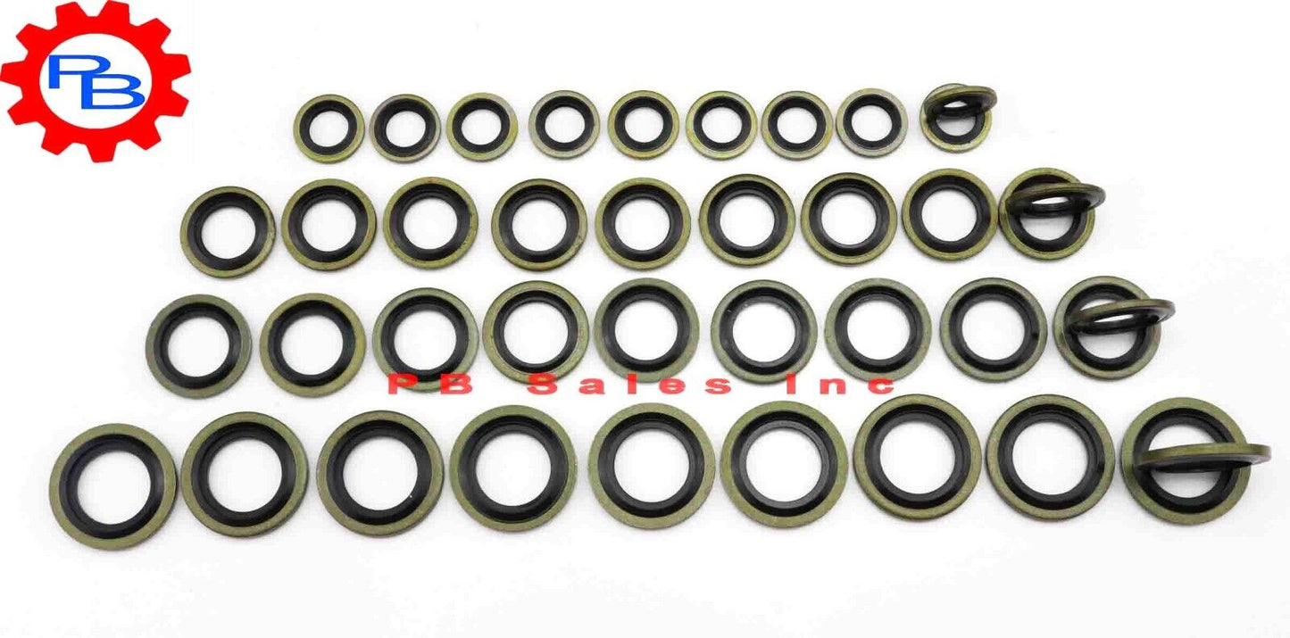 8mm,10mm,12mm,14 mm  Qty 10 each Banjo Bolt Fuel Sealing Washers For Cummins 