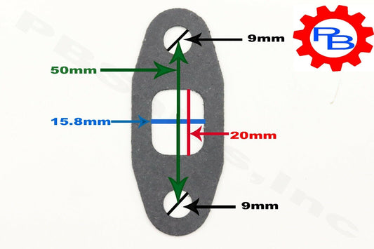 T3 T4  50mm Turbo Oil drain gaskets Qty 10 