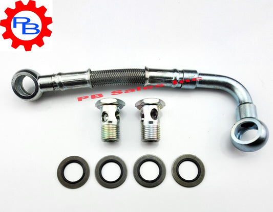 Coolant Water Feed Line W/Fittings For Dodge 6.7L Cummins 07-12 Replaces 4934800