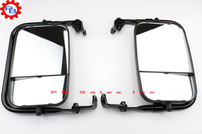 New Black HMMWV Mirror Assy Set,Pair Humvee H1 HUMMER, M998 (12342129, 12342130)