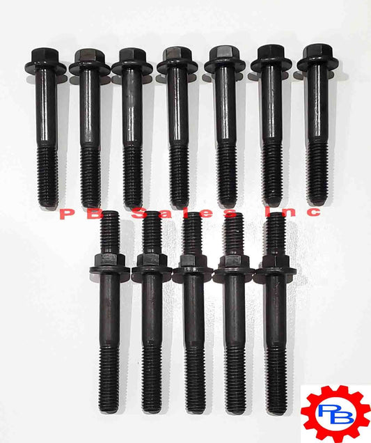 12X Exhaust Manifold Bolts Studs For Dodge Ram 5.9 6.7 Cummins 03-19 3944655