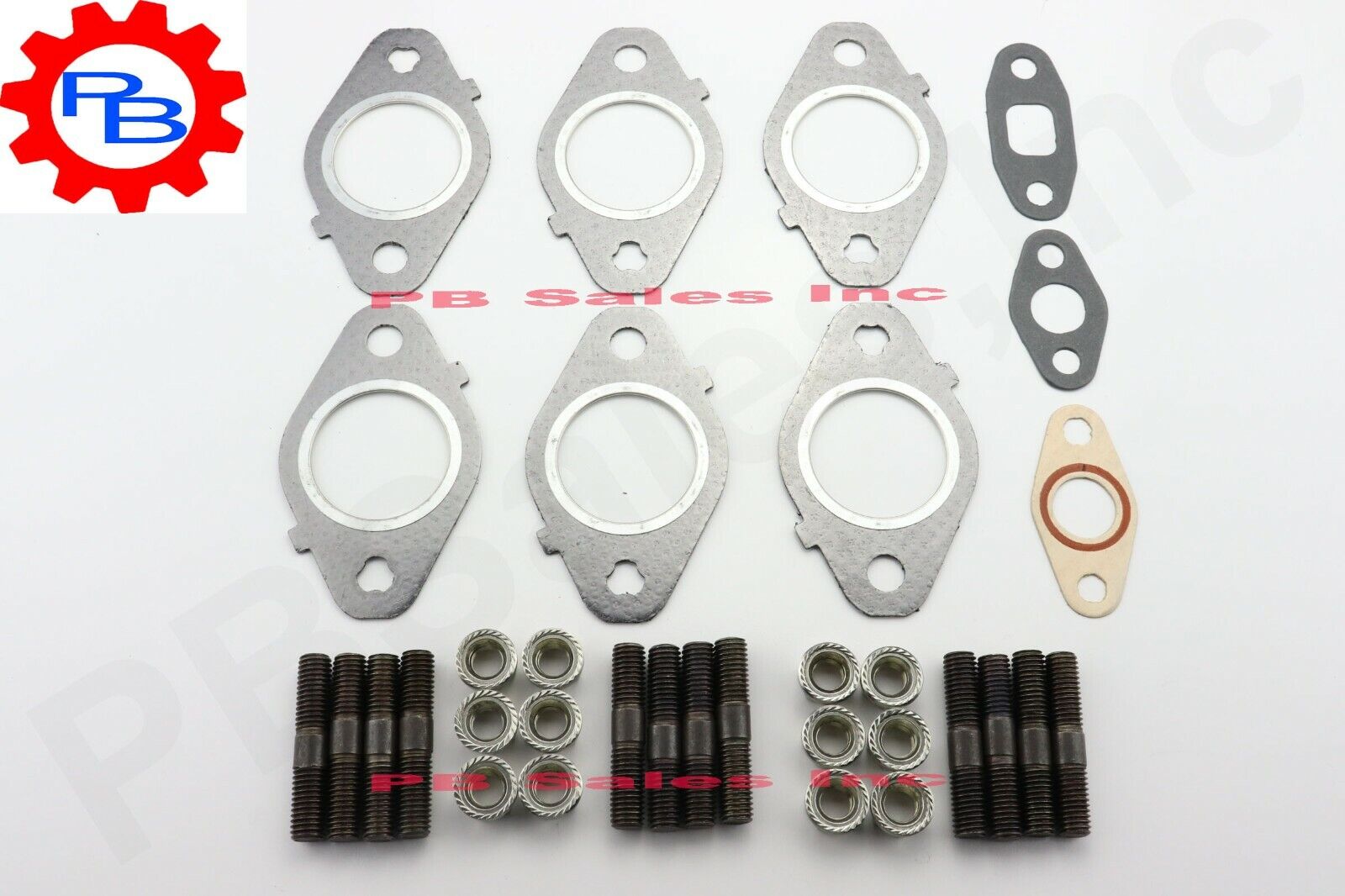 Exhaust manifold Gaskets, Stud & Nut kit for Dodge Cummins 5.9,6.7 24v 98.5-19