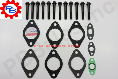 Exhaust manifold Gaskets with Bolts  for Cummins 6CT replaces # 3932063/3929012