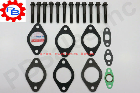 Exhaust manifold Gaskets with Bolts  for Cummins 6CT replaces # 3932063/3929012