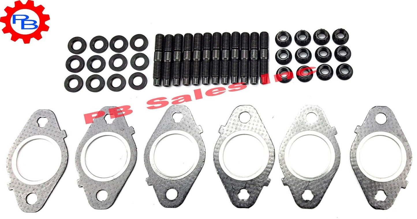 Exhaust Manifold Stud, Nut with Gaskets Kit For  Cummins 6.7L